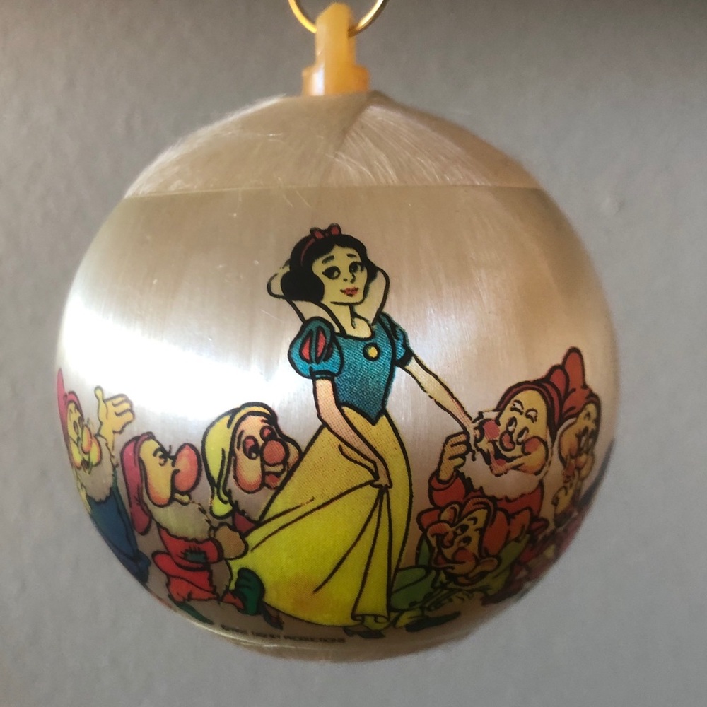 ✨ Set of 6 Vintage Disney Snow White And the Seven Dwarfs Christmas Ornaments ✨